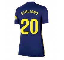 Atletico Madrid Giuliano Simeone #20 Koszulka Wyjazdowa damskie 2025-26 Krótki Rękaw